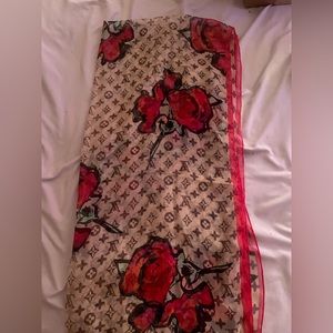 louis vuitton silk scarf